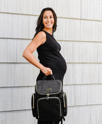 the francesca backpack in black
