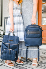 marina mini backpack in navy