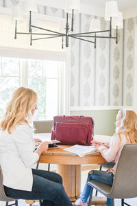 the briggs bag in mulberry (outlet)