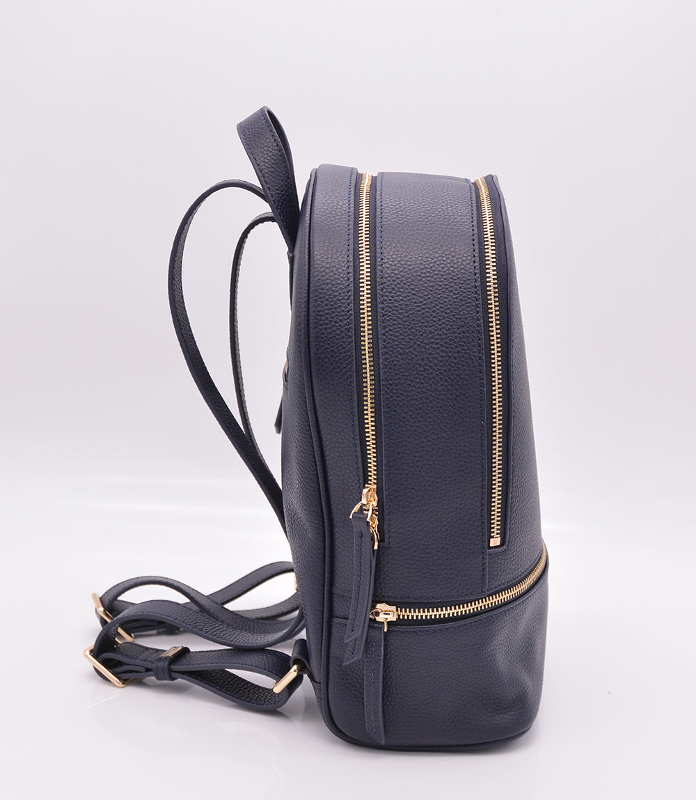 sarah mini backpack in navy (outlet)