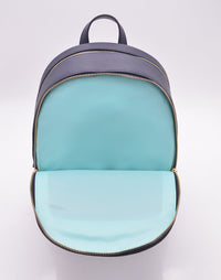 sarah mini backpack in navy (outlet)