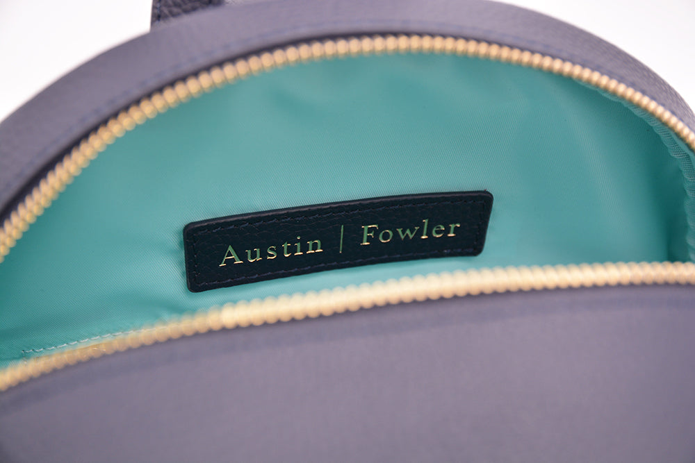 sarah mini backpack in navy (outlet)