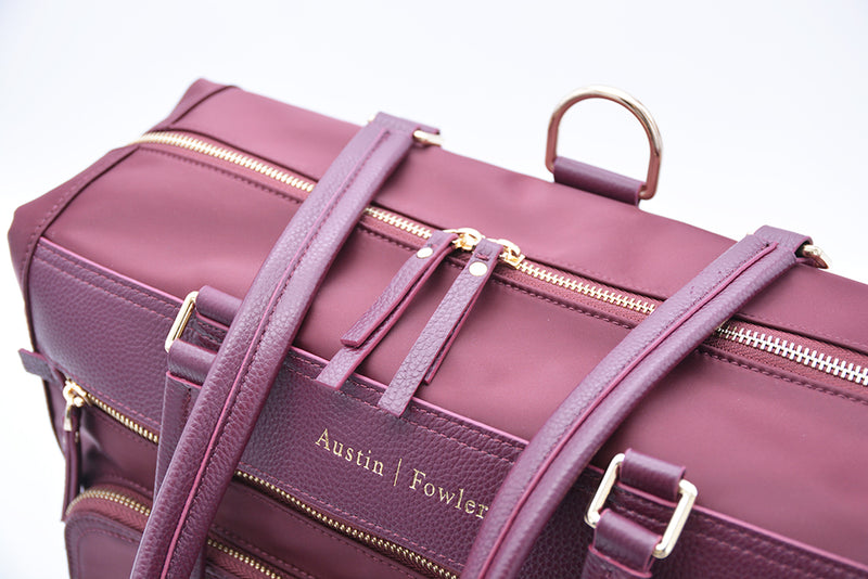 the briggs bag in mulberry