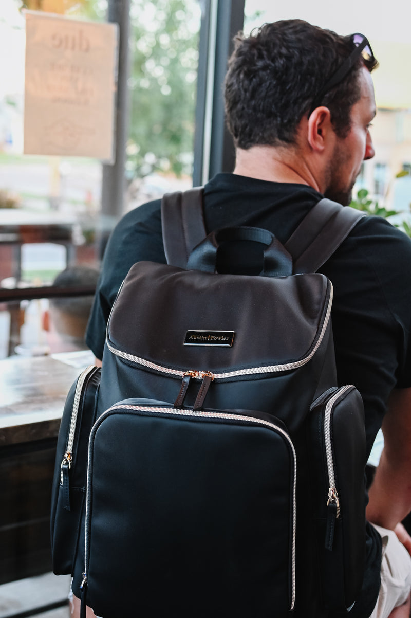 the francesca backpack in black
