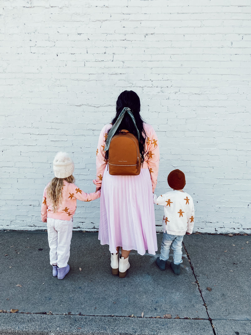 sarah mini backpack in camel