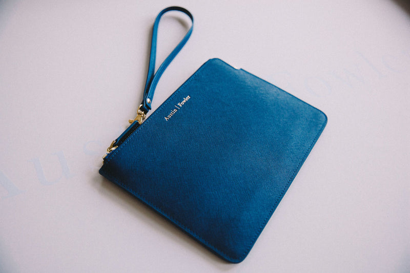 blair wristlet in navy