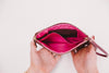blair wristlet in mulberry