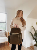 the francesca backpack in olive