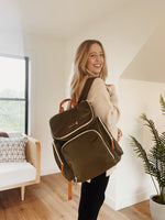 the francesca backpack in olive