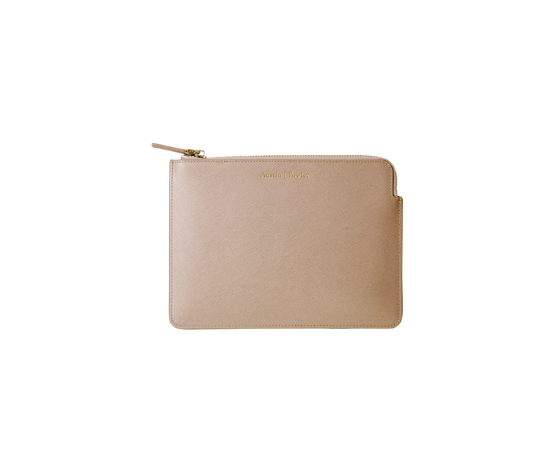 blair wristlet in champagne