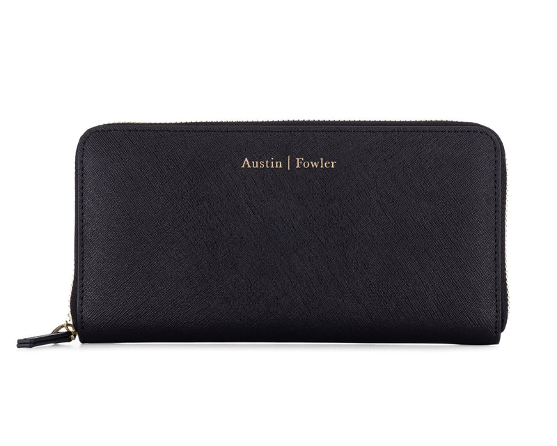 marie wallet in black