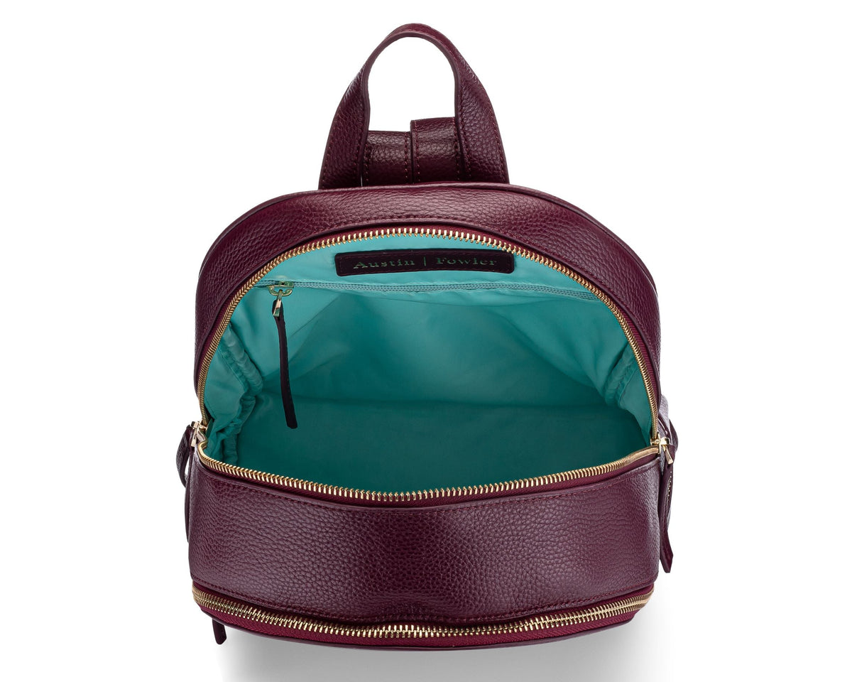 sarah mini backpack in mulberry (outlet)