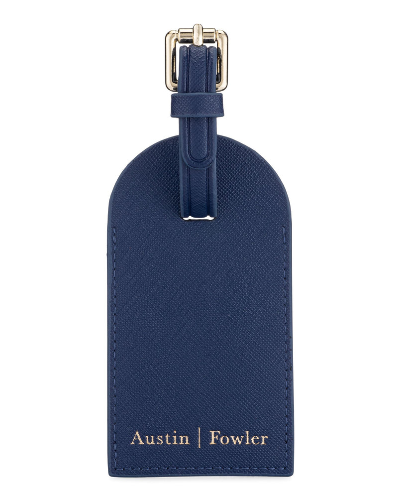 blair luggage tag in navy